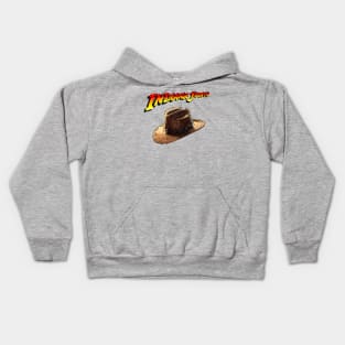 Indy's Hat - Pixelated Art Kids Hoodie